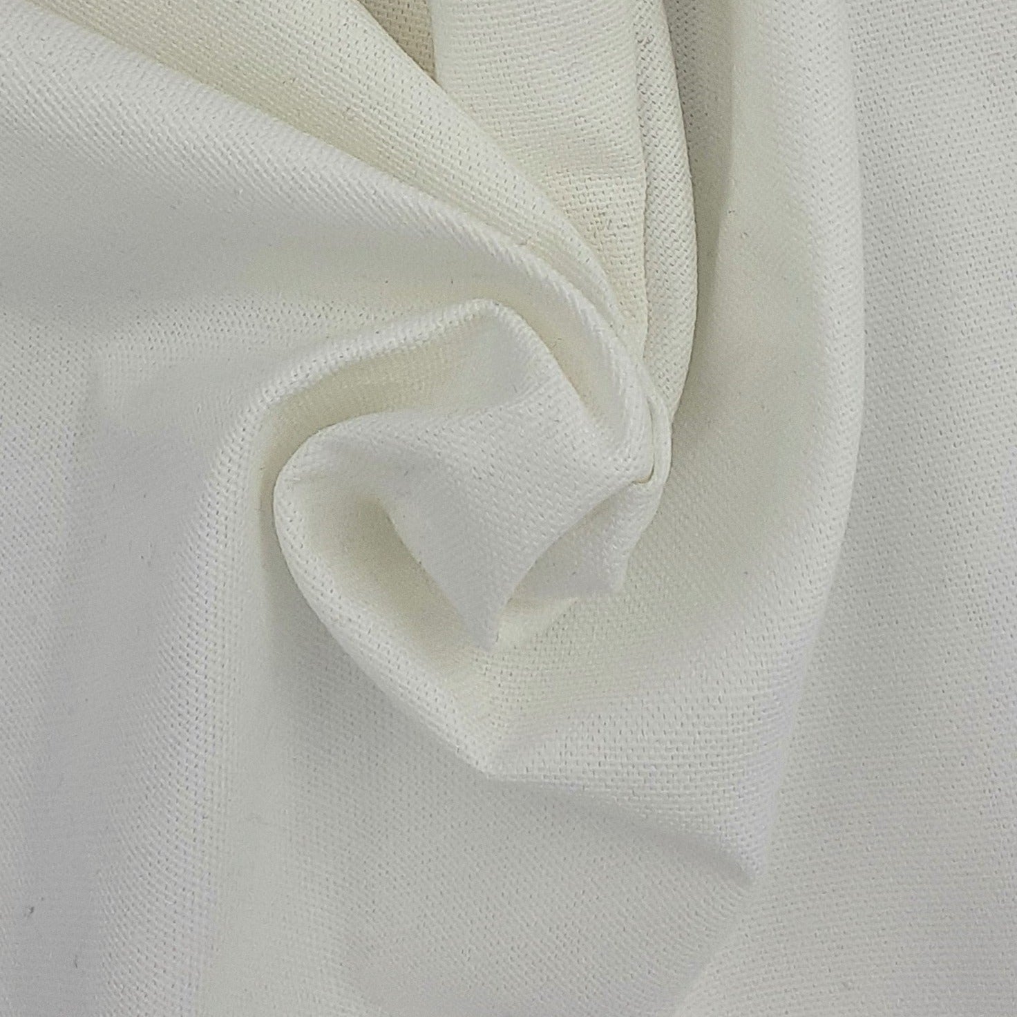 White #S813 Veranda Upholstery Canvas Woven Fabric - 6878C
