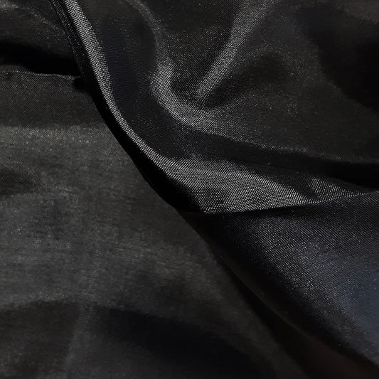 Black #U161 China Silk Woven Fabric - SKU 0579