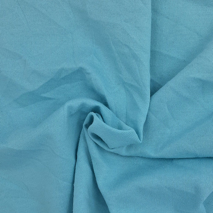 Aqua #U104 Made In America 10 Ounce Jersey Knit Fabric - SKU 6870F