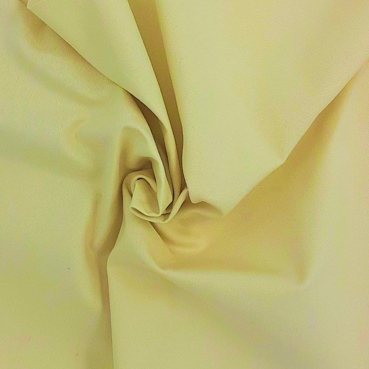 Light Yellow #S908 Premier Cotton Twill 6.5 Ounce Woven Fabric - SKU 6932