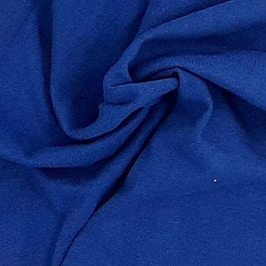 Cobalt #S/KK Cotton 12 Ounce Tubular Jersey Knit Fabric - SKU 6933A