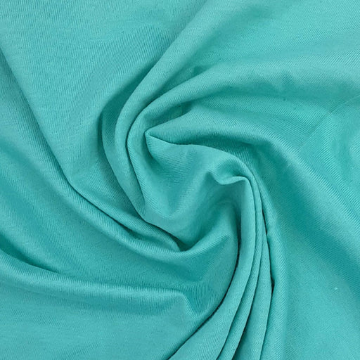 Aqua #S/KK Jersey 28/30" Tubular 10 Ounce Knit Fabric SKU - 6933D