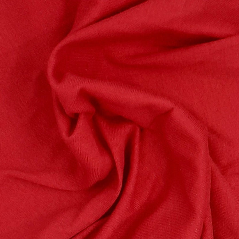 Red #S/KK Jersey 18/20" Tubular 10 Ounce Knit Fabric SKU - 6933C