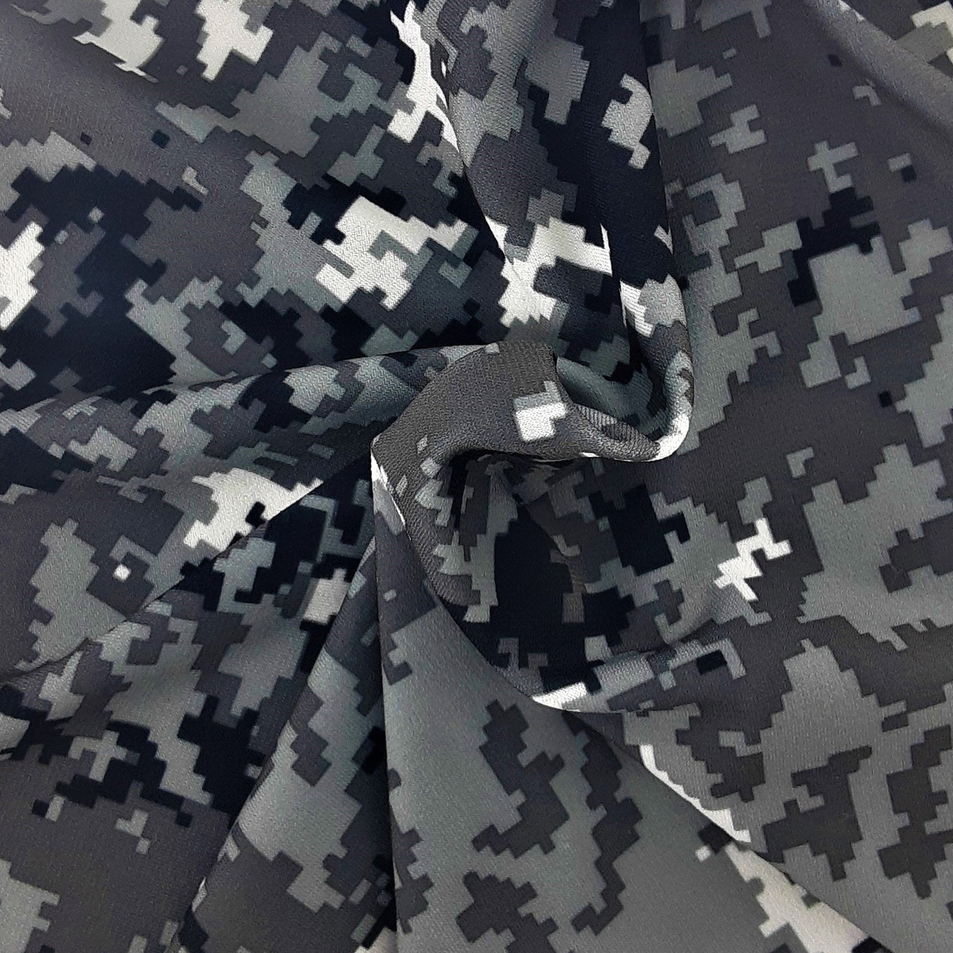 Grey Digital #U144 Made In America Camouflage Jersey Print Knit Fabric -  SKU 6988A