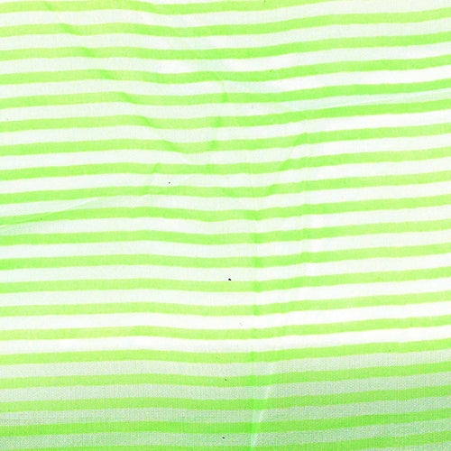 BOGO Apple # S155 1/8 Inch Stripe Chiffon Print Woven Fabric - SKU 6173G