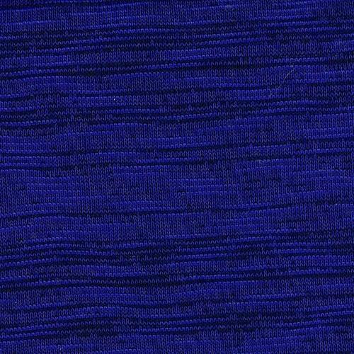 Royal Crossdye Slub Jersey Knit Fabric