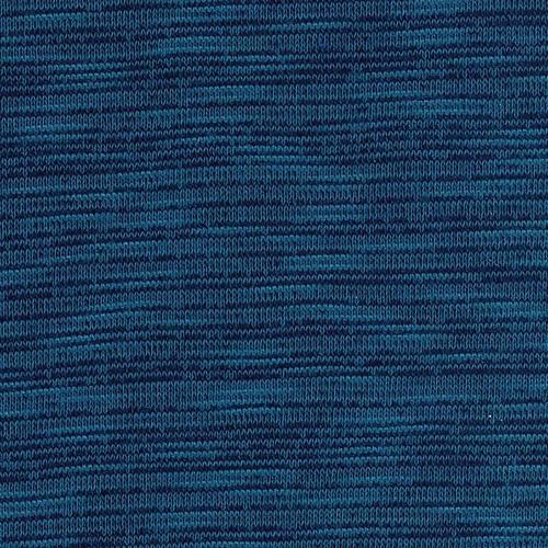 Teal Crossdye Slub Jersey Knit Fabric