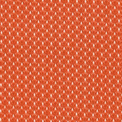 Orange Micro Mesh (B) Knit Fabric