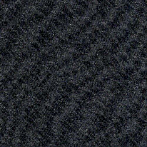 Black Poly Rayon Lycra Vintage Jersey Knit Fabric