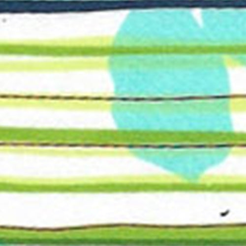 Turquoise Horizon Cotton/Spandex Stretch Stripe Woven Fabric - SKU 4794B