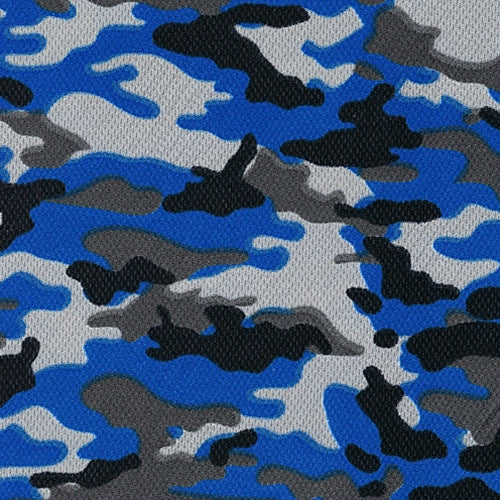 Black and Blue Camouflage Camo Pattern by RootSquare
