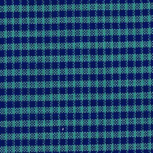 BOGO Royal/Jade #S47 Brawny Shirting 3/8" Check Woven Fabric - SKU 5604