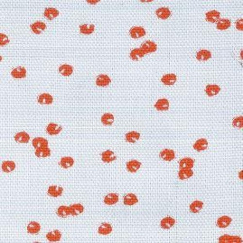Red/Grey #S Bubble 100% Cotton 7.5 Ounce Canvas Woven Fabric - SKU 5883