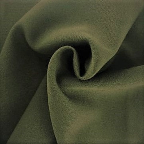 Olive #U157 Vertigo Twill Suiting Woven Fabric- SKU 6995