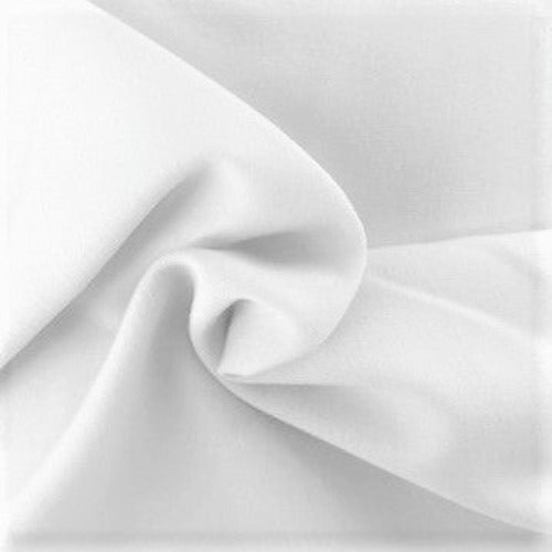 White #U157 Vertigo Twill Suiting Woven Fabric- SKU 6995