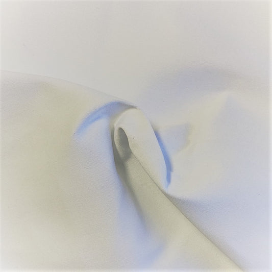 White #S204 Polyester Twill 9 Ounce Woven Fabric - SKU 7046
