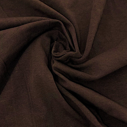 Espresso #U Alpine "Ultra Soft" 10 Ounce Cotton/Spandex Jersey Knit Fabric - SKU 7136