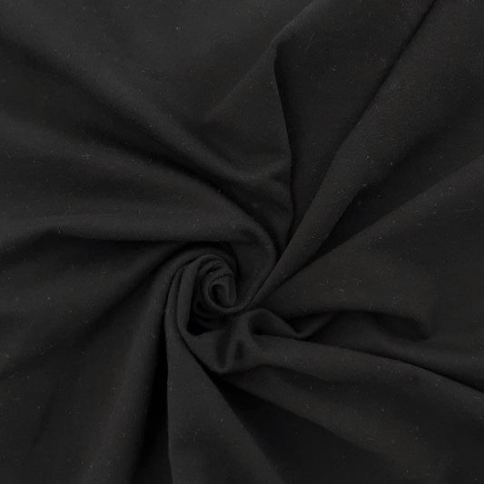 Black | Alpine "Ultra Soft" 10 Ounce Cotton/Spandex Jersey - SKU 7136 #U113