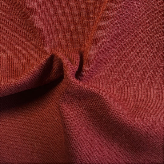 Burgundy #U Alpine "Ultra Soft" 10 Ounce Cotton/Spandex Jersey Knit Fabric - SKU 7136