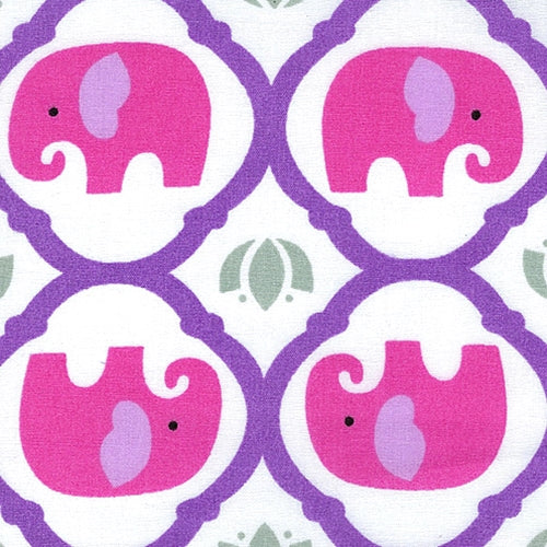 Azalea Elephant Woven Print