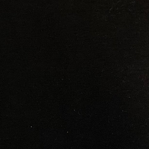 Black 14oz. Cotton/Lycra Jersey Knit Fabric
