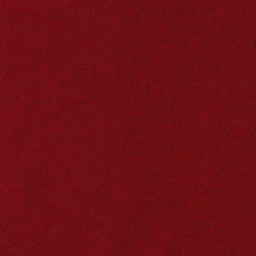Burgundy Polyester/Cotton Jersey Knit Fabric