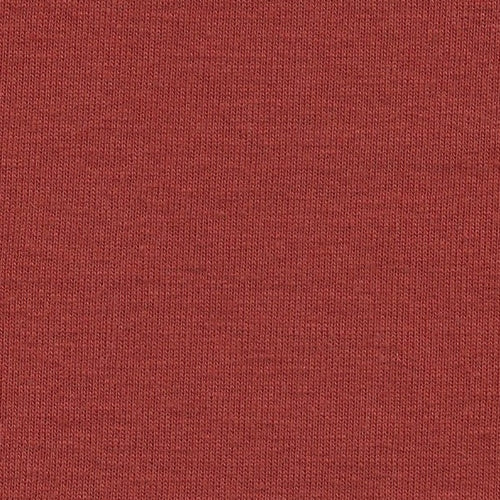 Burnt Orange #S/N-O  1x1 Cotton Rib Knit Fabric - SKU 4951