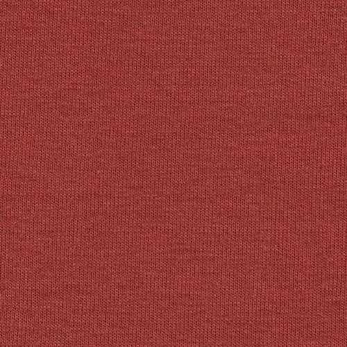 Burnt Orange #S/N-O  1x1 Cotton Rib Knit Fabric - SKU 4951