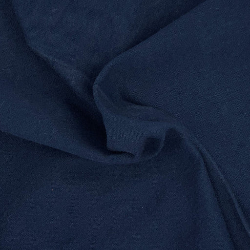 Navy #S/KK Cotton 12 Ounce Tubular Jersey Knit Fabric - SKU 6933A