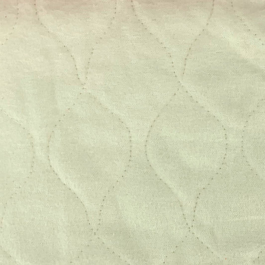 Ivory #U122 Flannel 1/4" Quilt Reinforced Woven Fabric - SKU 3154