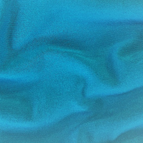 Turquoise #U122 J Crew Jersey R|S 200 Gram Knit Fabric - SKU 6851E
