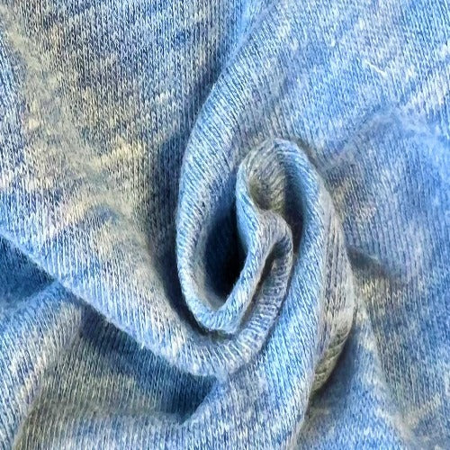Blue #S104 Vintage Open Width 8 Ounce Jersey Knit Fabric - SKU 6883