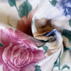 Pink/Green #U/3 Rose Garden Jersey Polyester Print Knit Fabric - SKU 5947