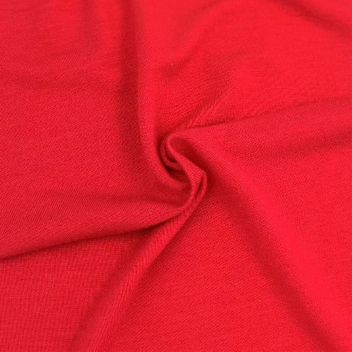 Red #U121 J. Crew Rayon/Spandex 200GSM Jersey Knit Fabric - SKU 6851F