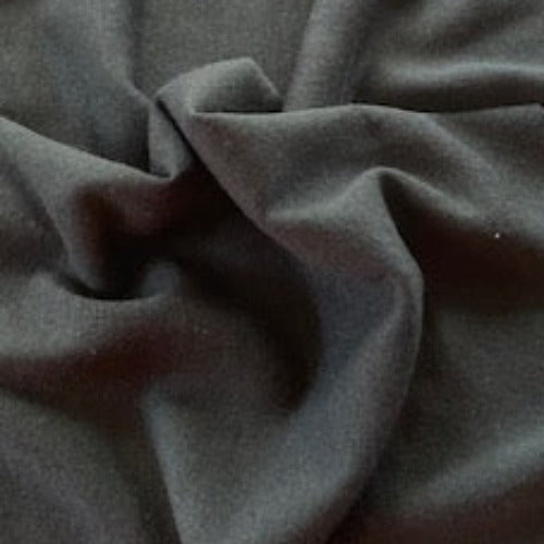 Black #S80 Fire Retardant Made in America Jersey Knit Fabric - SKU 7007J
