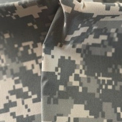Olive Digital #U Camouflage Ounce Waterproof Print Woven Fabric - SKU 7033