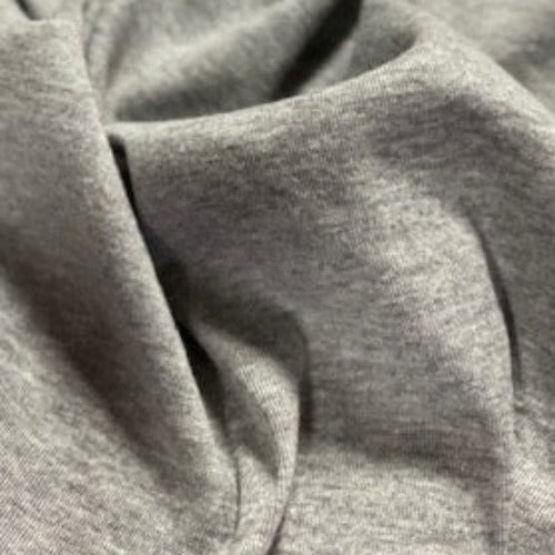 Heather Grey #S40 Made In America 10 Ounce Rib Knit Fabric -SKU 7059 IT