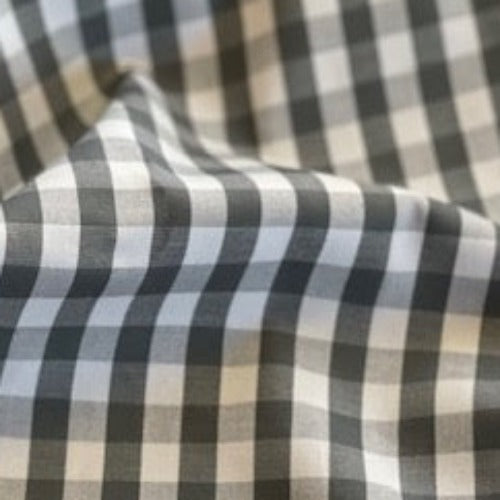 3 Check Shirting Woven Fabric - SKU 7086
