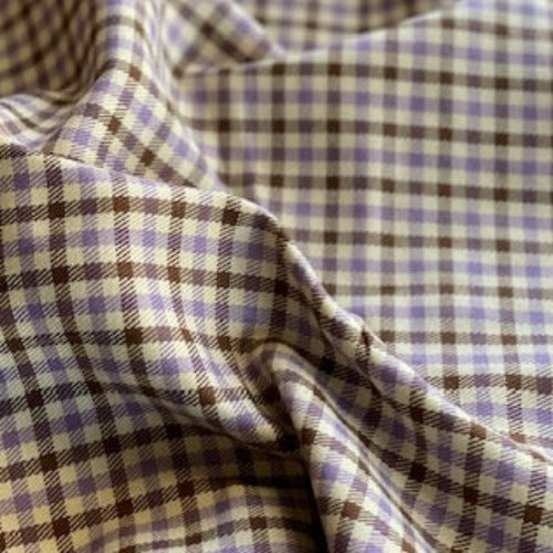 2 Shirting Plaid Woven Fabric - SKU 7087D