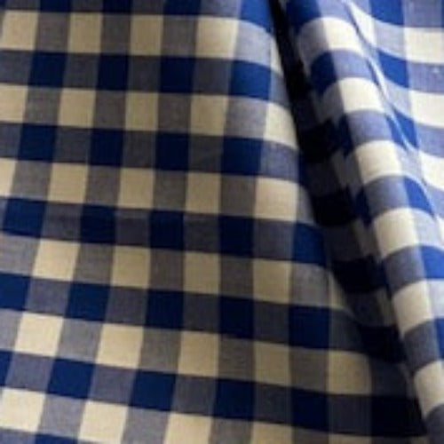 2 Gingham Check Shirting Woven Fabric - SKU 7086D