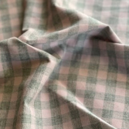 4 Check Shirting Woven Fabric - SKU 7086B