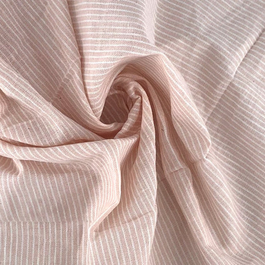 Melon  #S210 Stripe Shirting Woven Fabric - SKU 6963