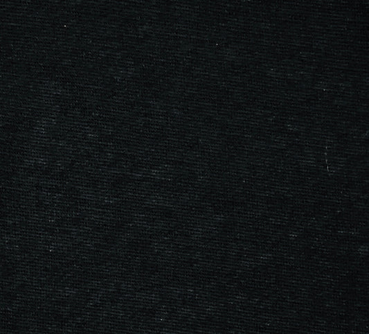 Black 160 Gram Polyester/ Rayon/Lycra Knit Jersey Fabric
