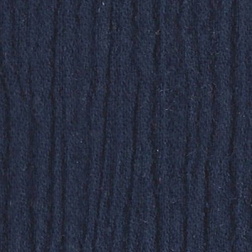 Navy Gauze Woven Fabric