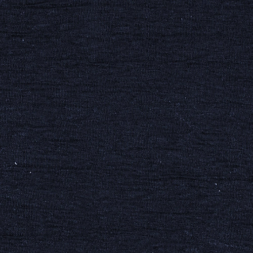 Navy Wave Double Knit Blister Polyester Knit Fabric -