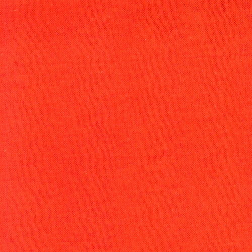 Orange Cotton Open Width Jersey Knit Fabric