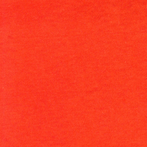 Orange Cotton Open Width Jersey Knit Fabric