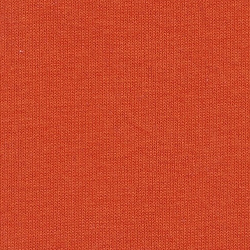 Orange Cotton Tubular Jersey Knit Fabric
