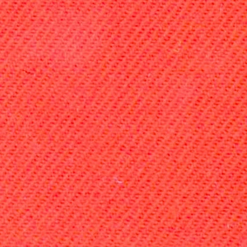 Orange Serge Wool Woven Fabric