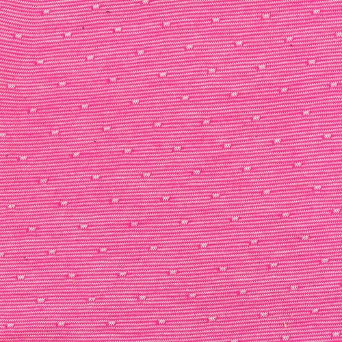 Pink Jersey Pin dot Jacquard Knit Fabric